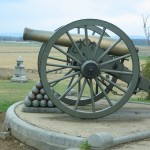 highwater-mark Marker designating the farthest advance of Confederate troops during Pickett's Charge--the "High Water Mark" of the Confederacy.