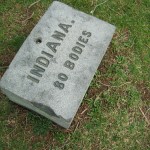IN grave site The Indiana section of the Gettysburg National Cemetery