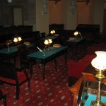 old-supreme-court The original Supreme Court chambers were in a surprisingly small room beneath the Capitol Building, almost as an afterthought. One wonders what implications that has regarding the Founders' views on the role of the Court.