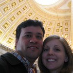 statuary-hall Us inside Stuary Hall in the Capitol building. This was the original house chambers until the 1860s.