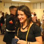 Amy at the graduation